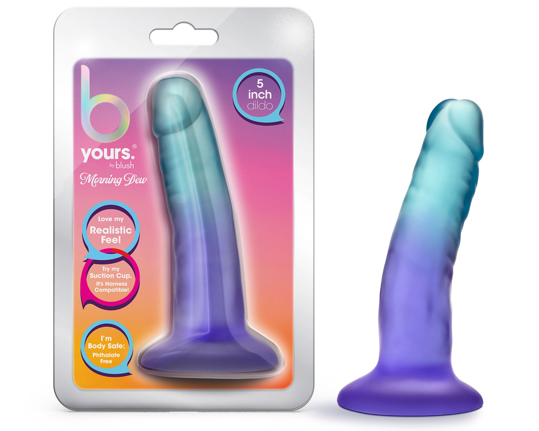 b yours morning dew  inch dildo sapphire 