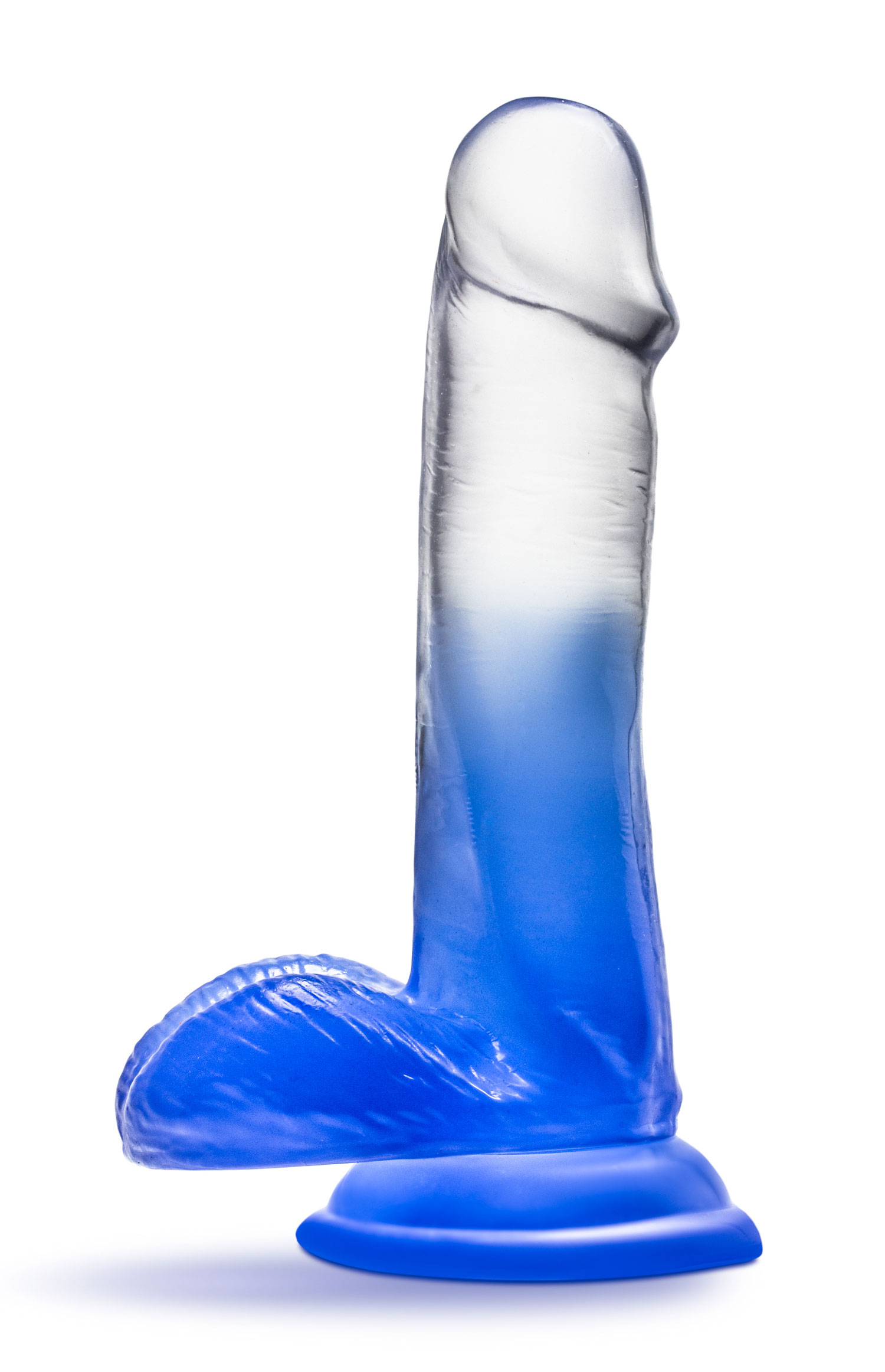 b yours stella blue  inch dildo blue 