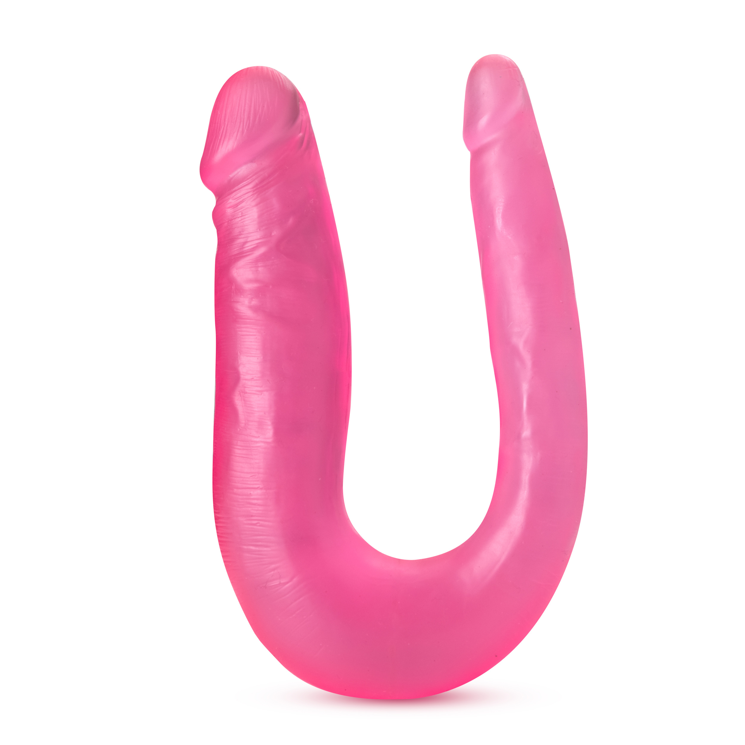 b yours sweet double dildo pink 