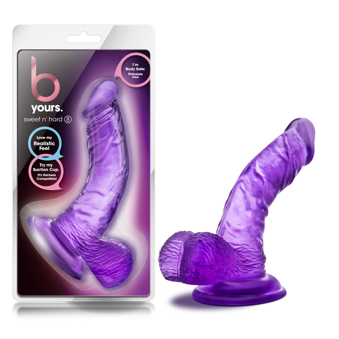 b yours sweet n hard  purple 