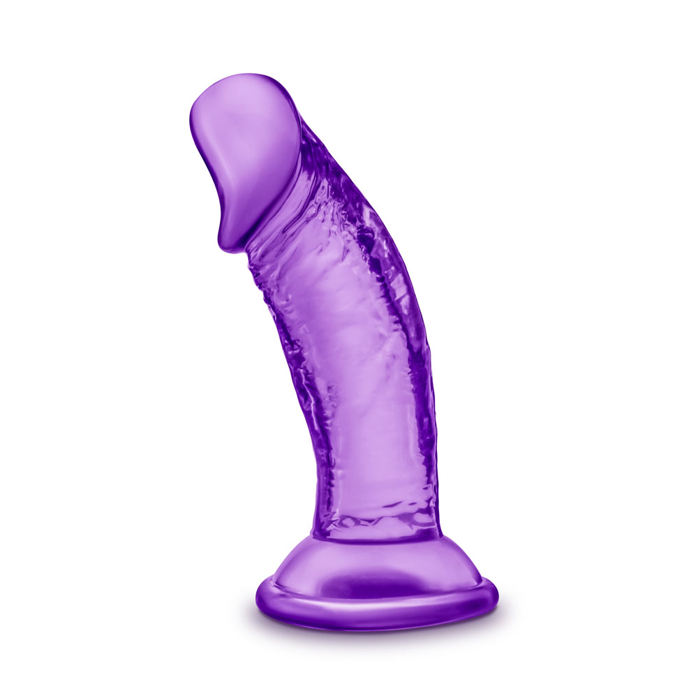 b yours sweet n small  inch dildo with suction cup purple 