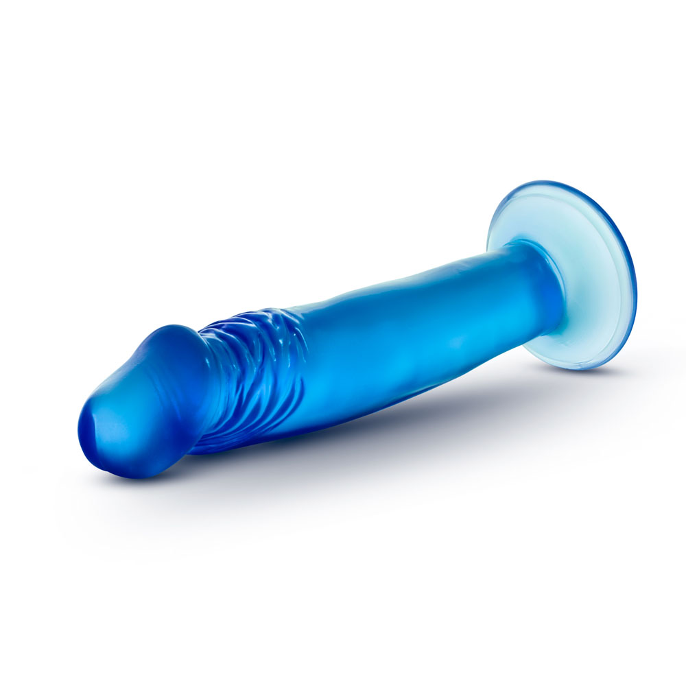 b yours sweet n small  inch dildo with suction cup blue 