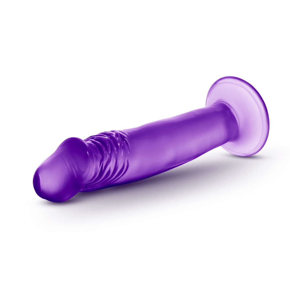 b yours sweet n small  inch dildo with suction cup purple 
