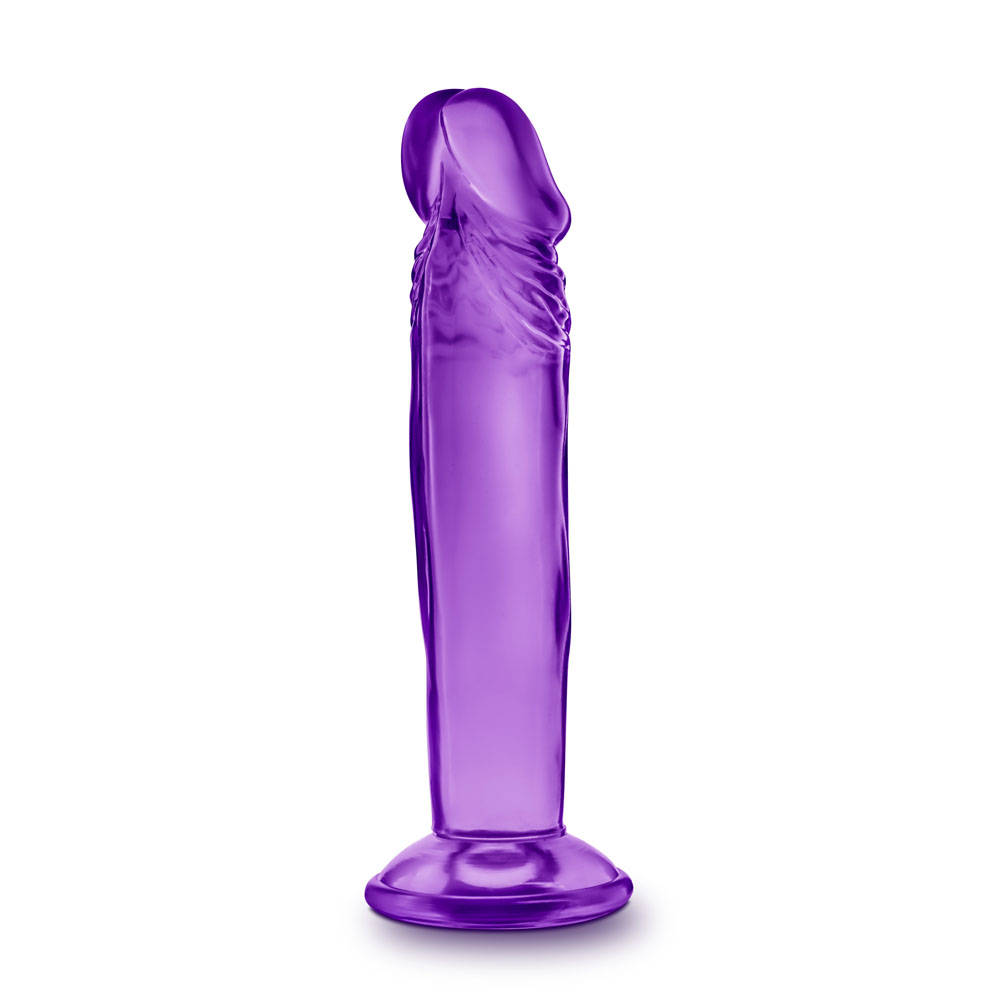 b yours sweet n small  inch dildo with suction cup purple 