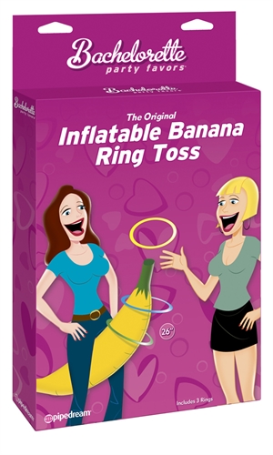 bachelorette party favors inflatable banana ring toss 