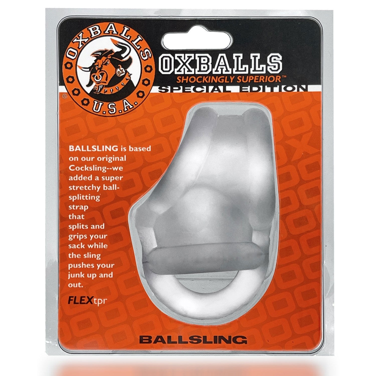 ball sling with ball splitter clear ice 