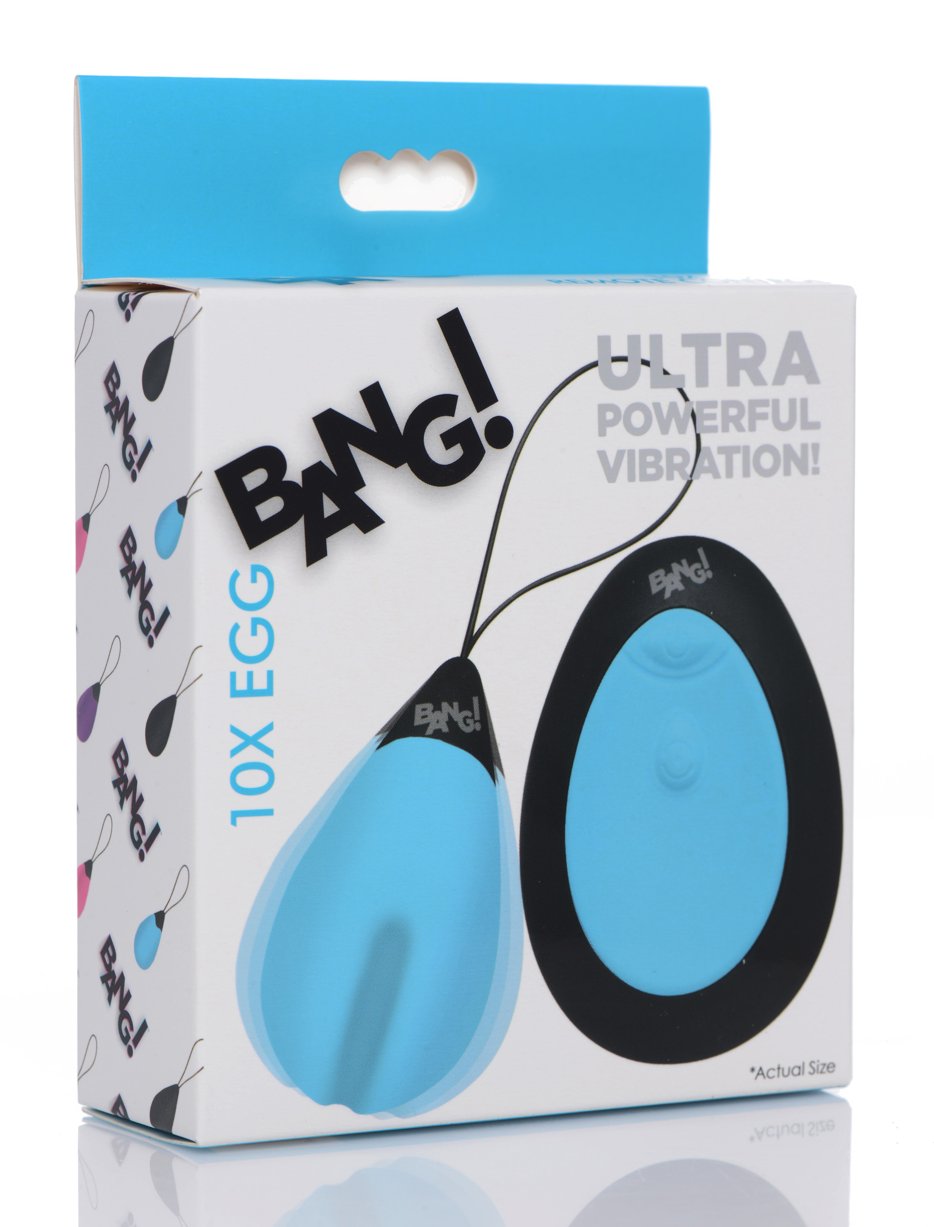 bang x silicone vibrating egg blue 