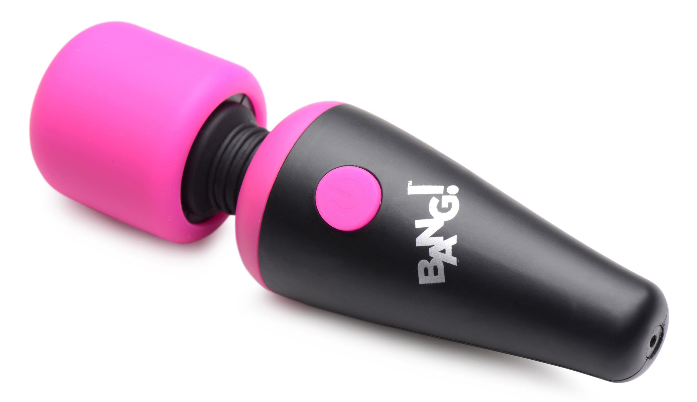 bang x vibrating mini silicone wand pink 