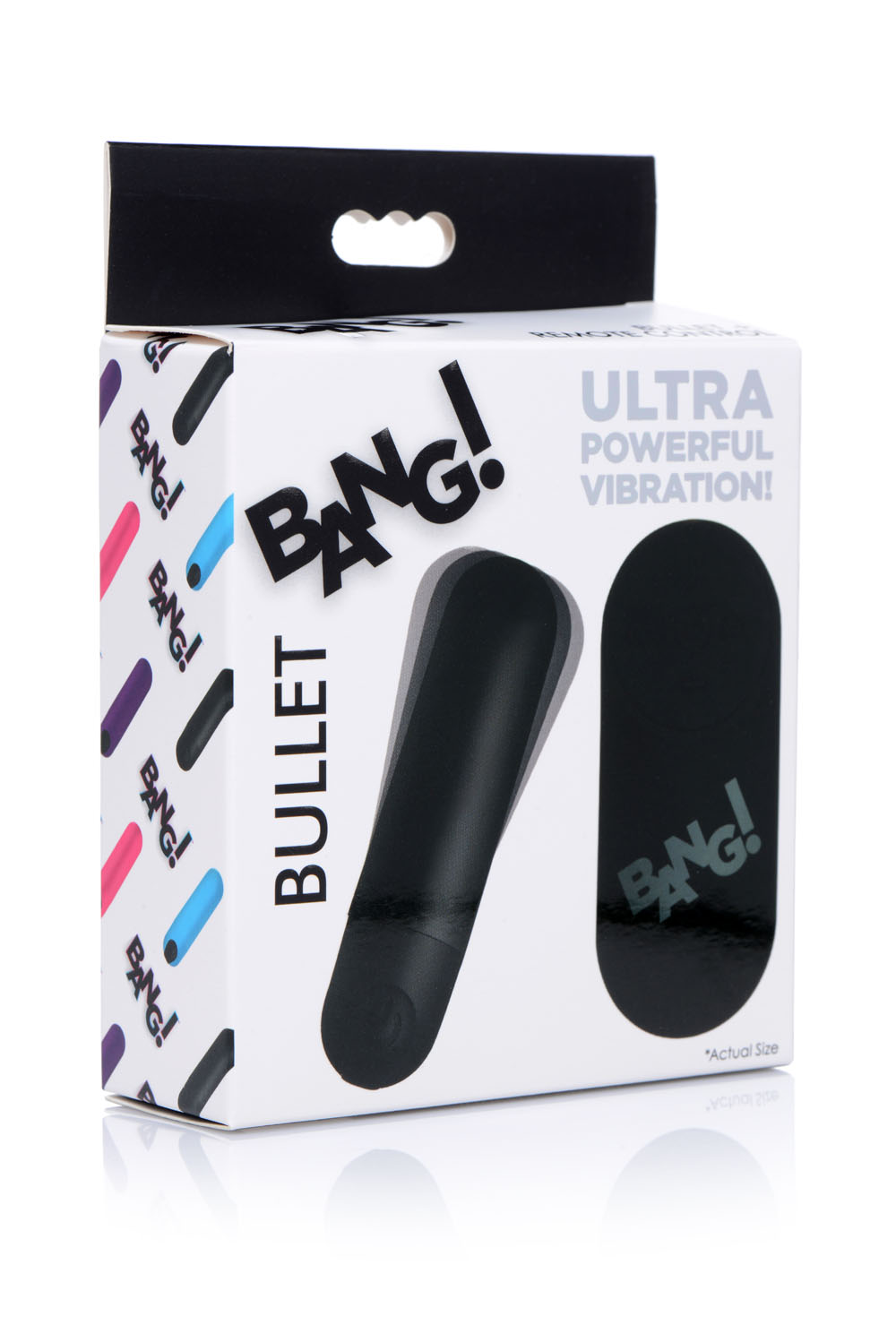 bang vibrating bullet with remote control black 