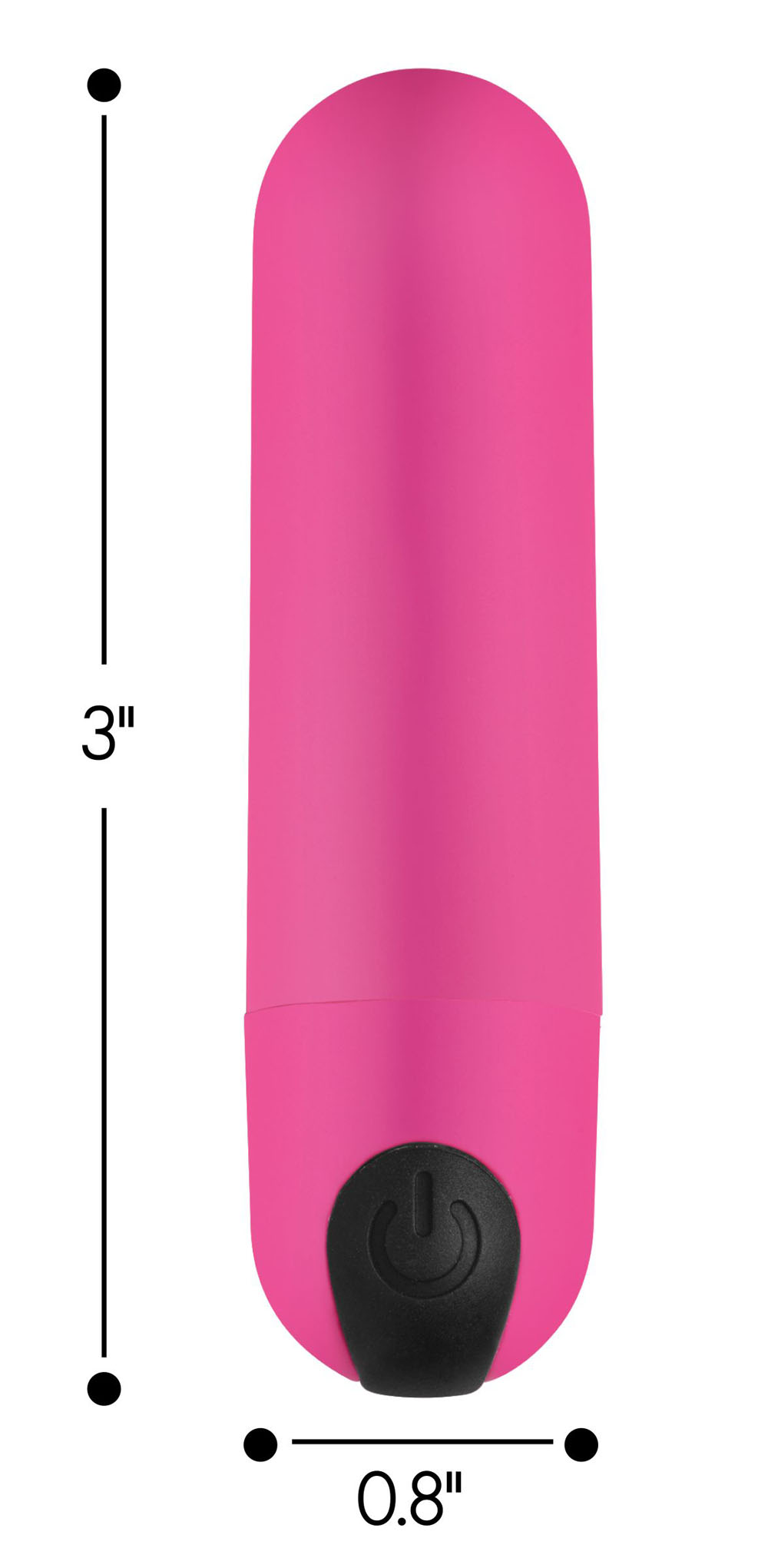 bang vibrating bullet with remote control pink 