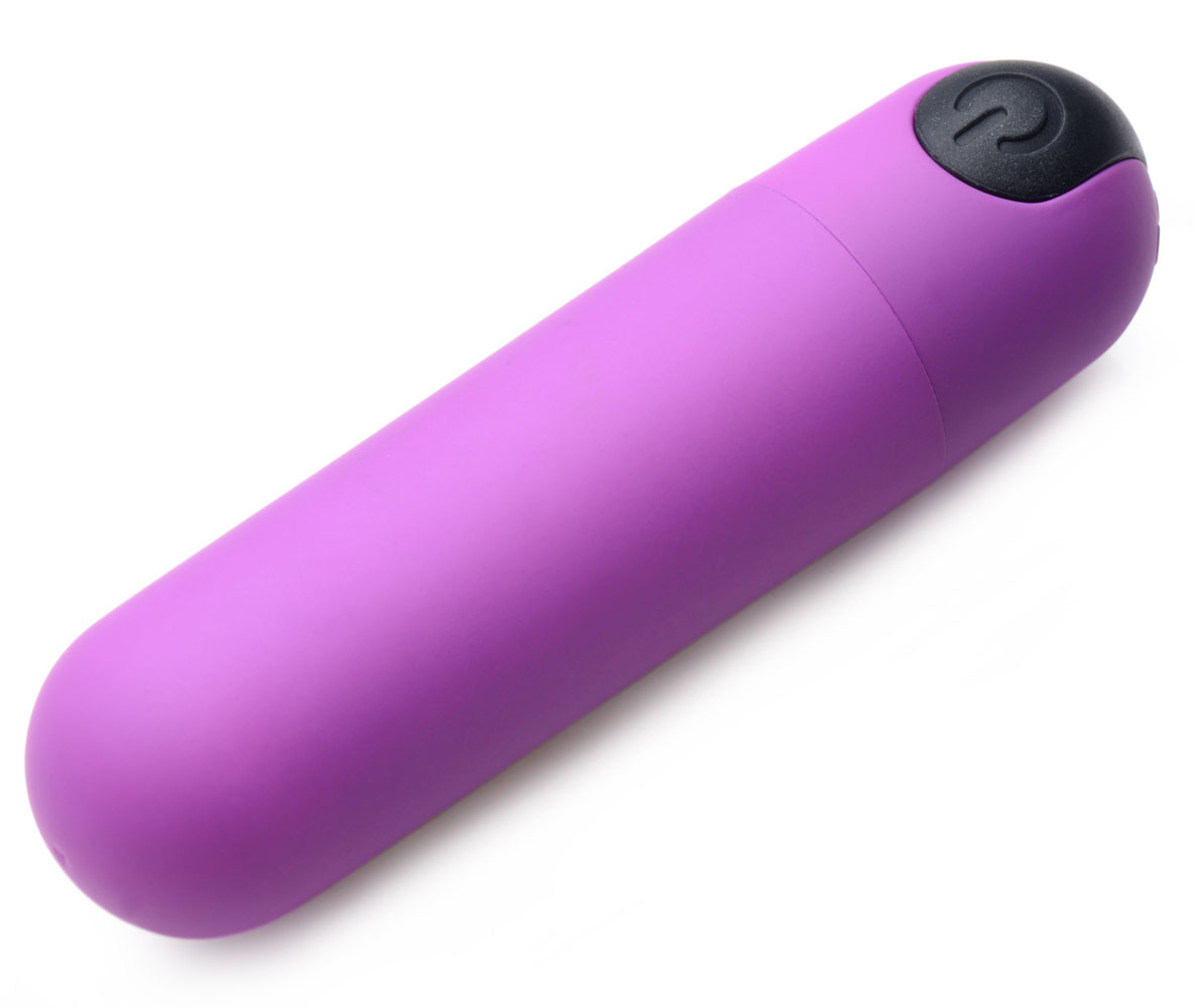 bang vibrating bullet with remote control purple 