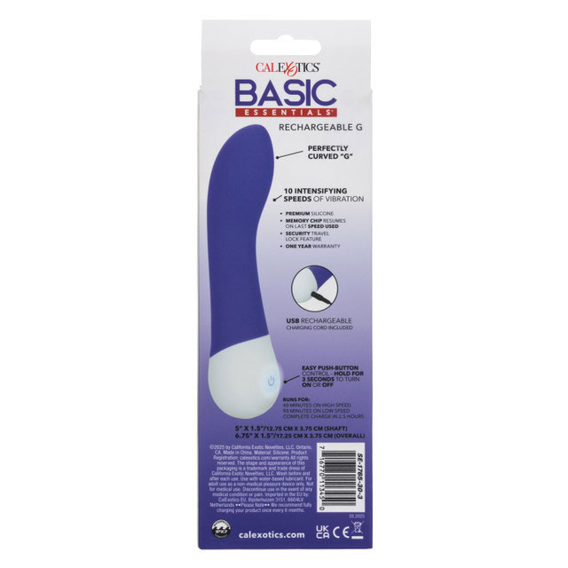 basic essentials rechargeable g purple 