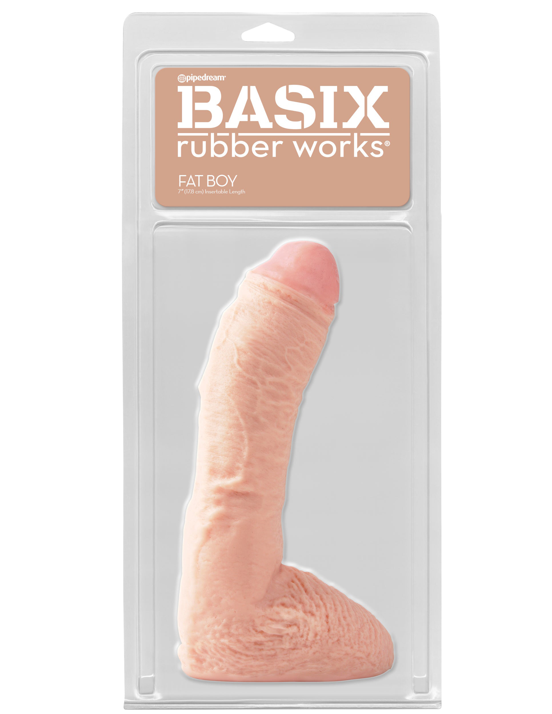 basix rubber works  inch fat boy flesh 