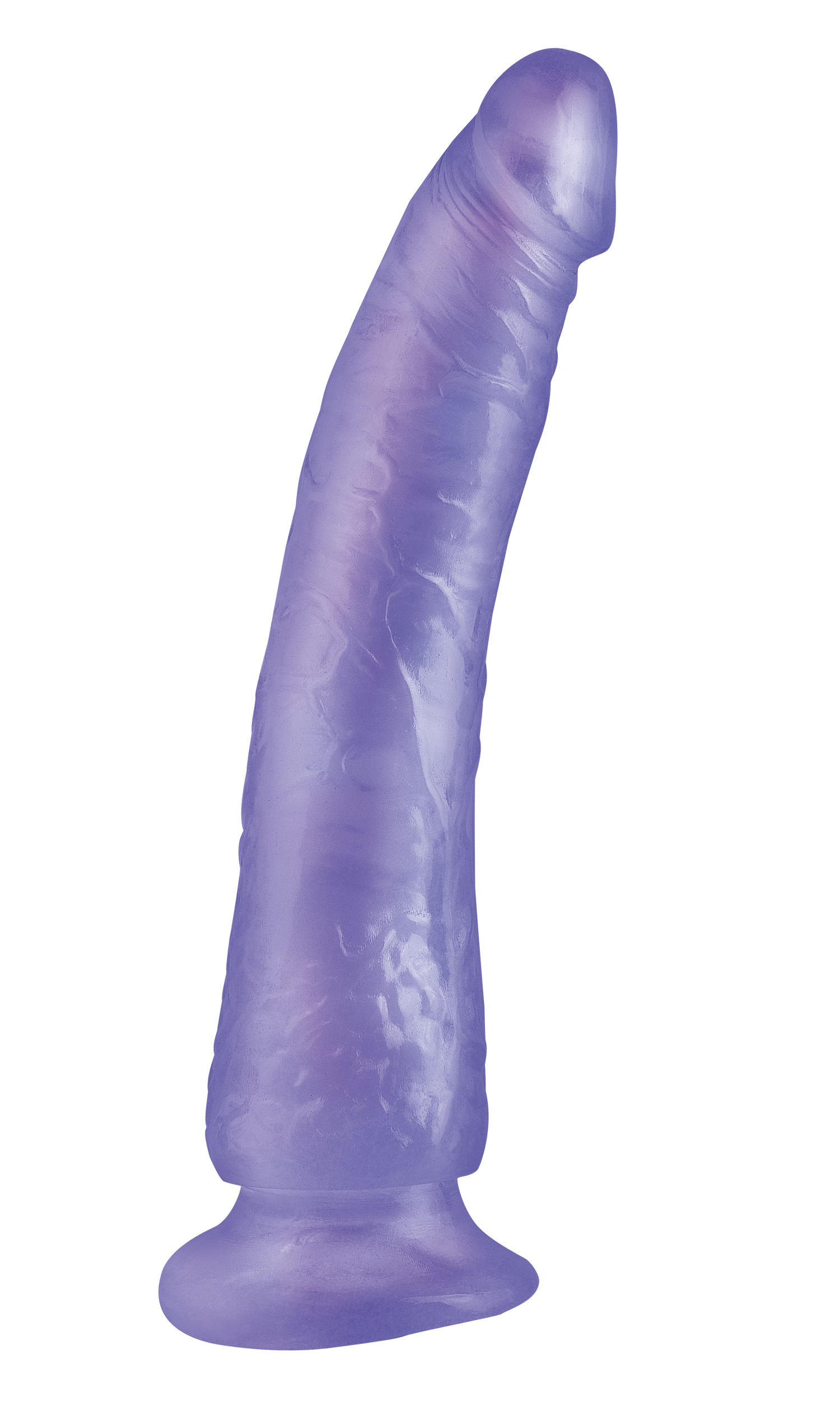 basix rubber works slim  inch with suction cup purple 