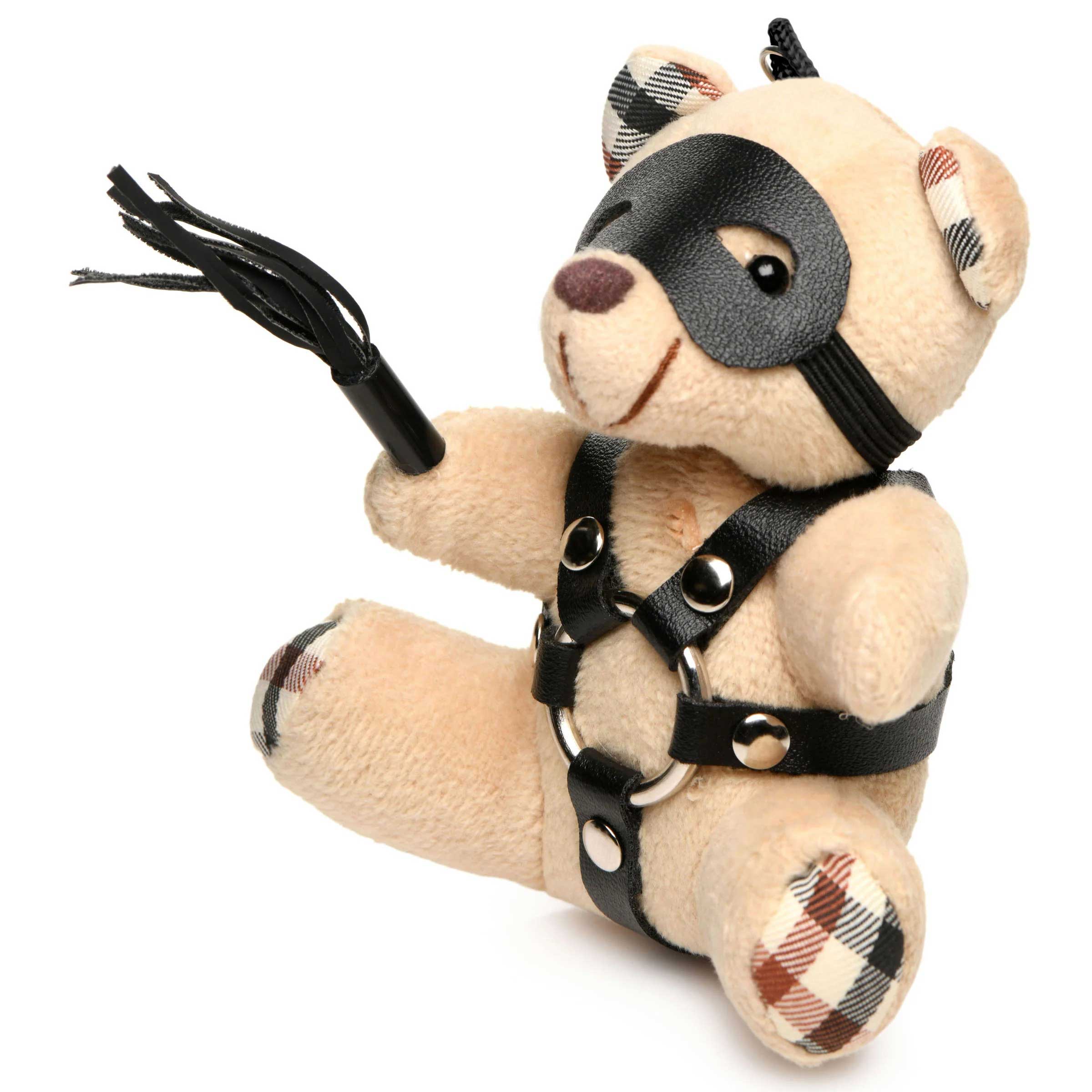 bdsm teddy bear keychain 