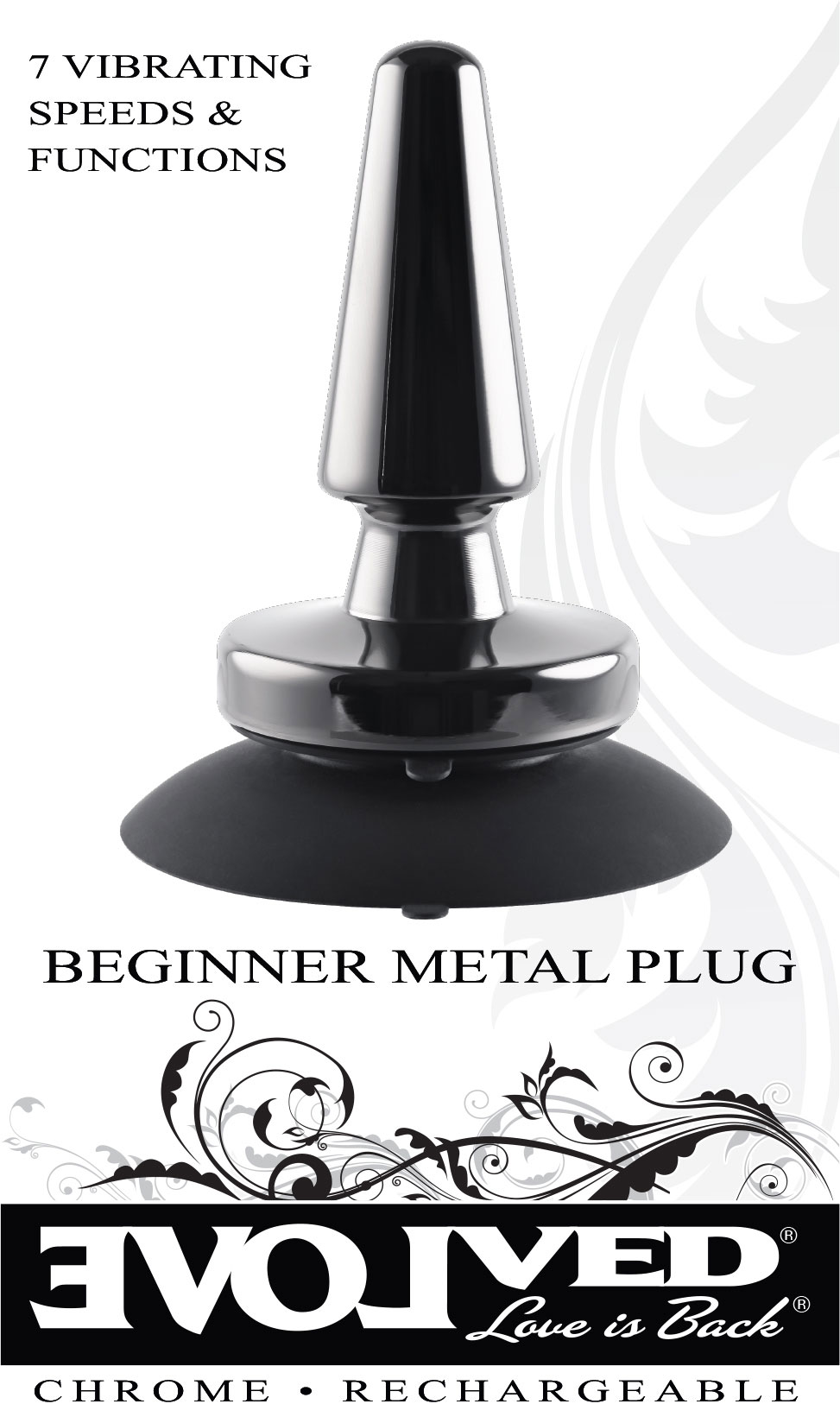 beginner metal plug black chrome 