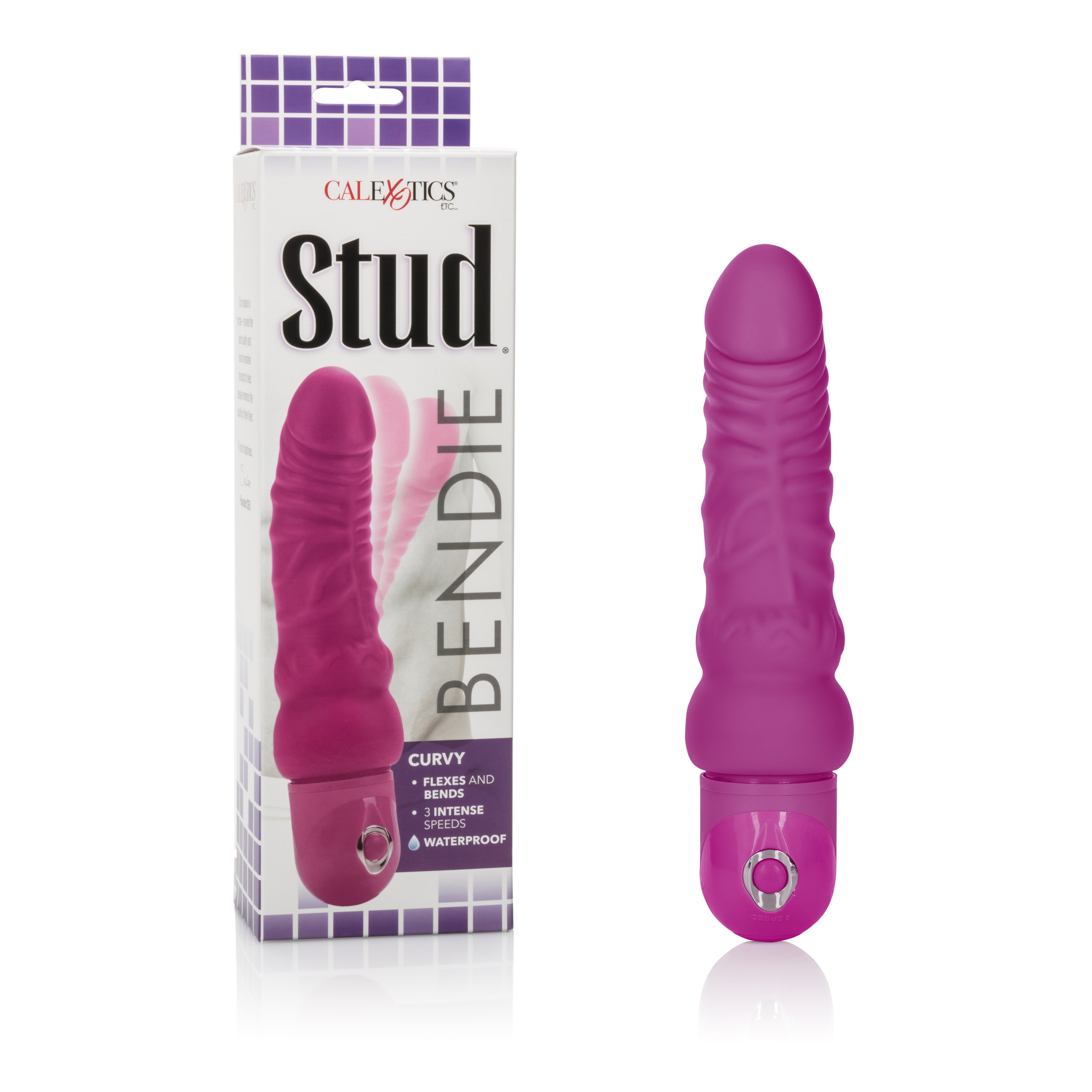 bendie power stud curvy pink 