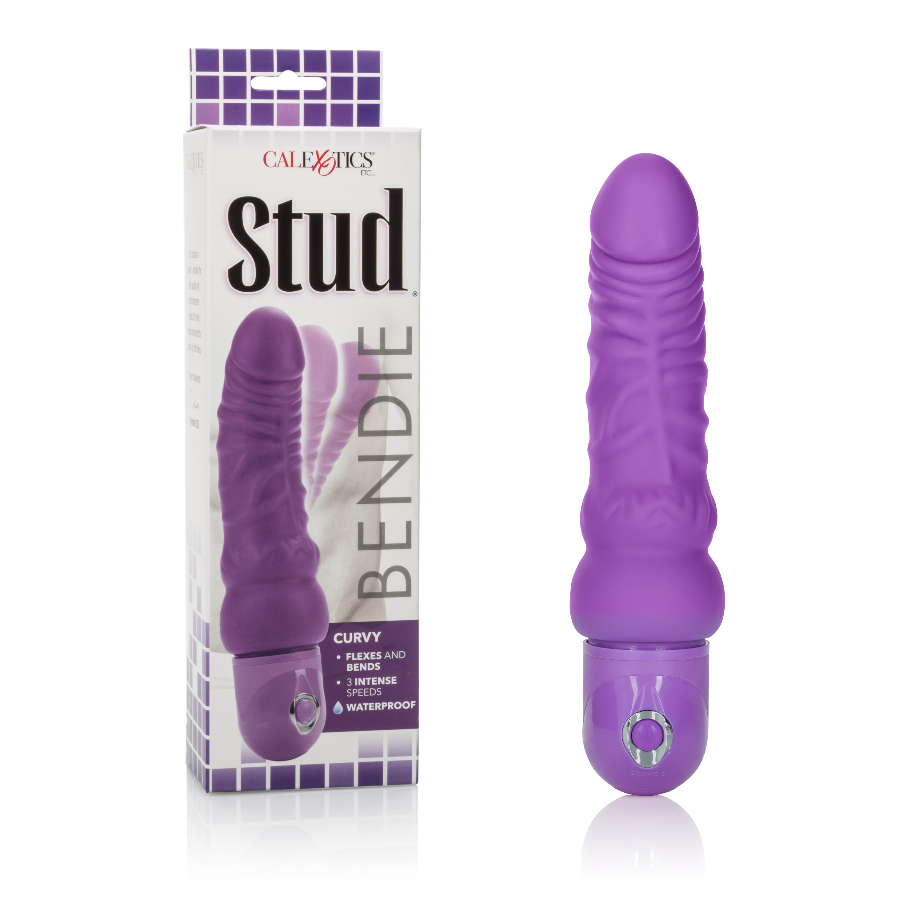 bendie power stud curvy purple 