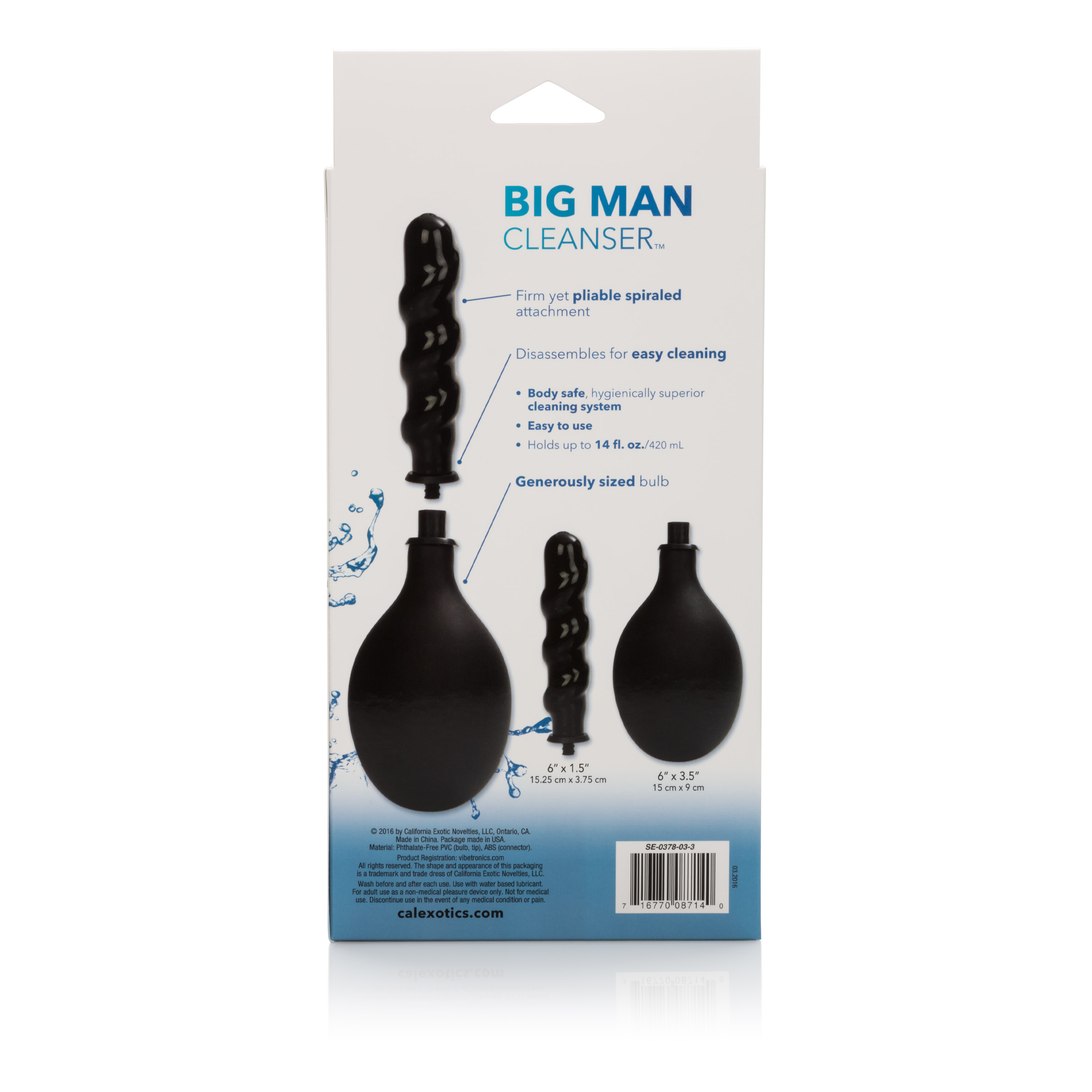 big man cleanser black 