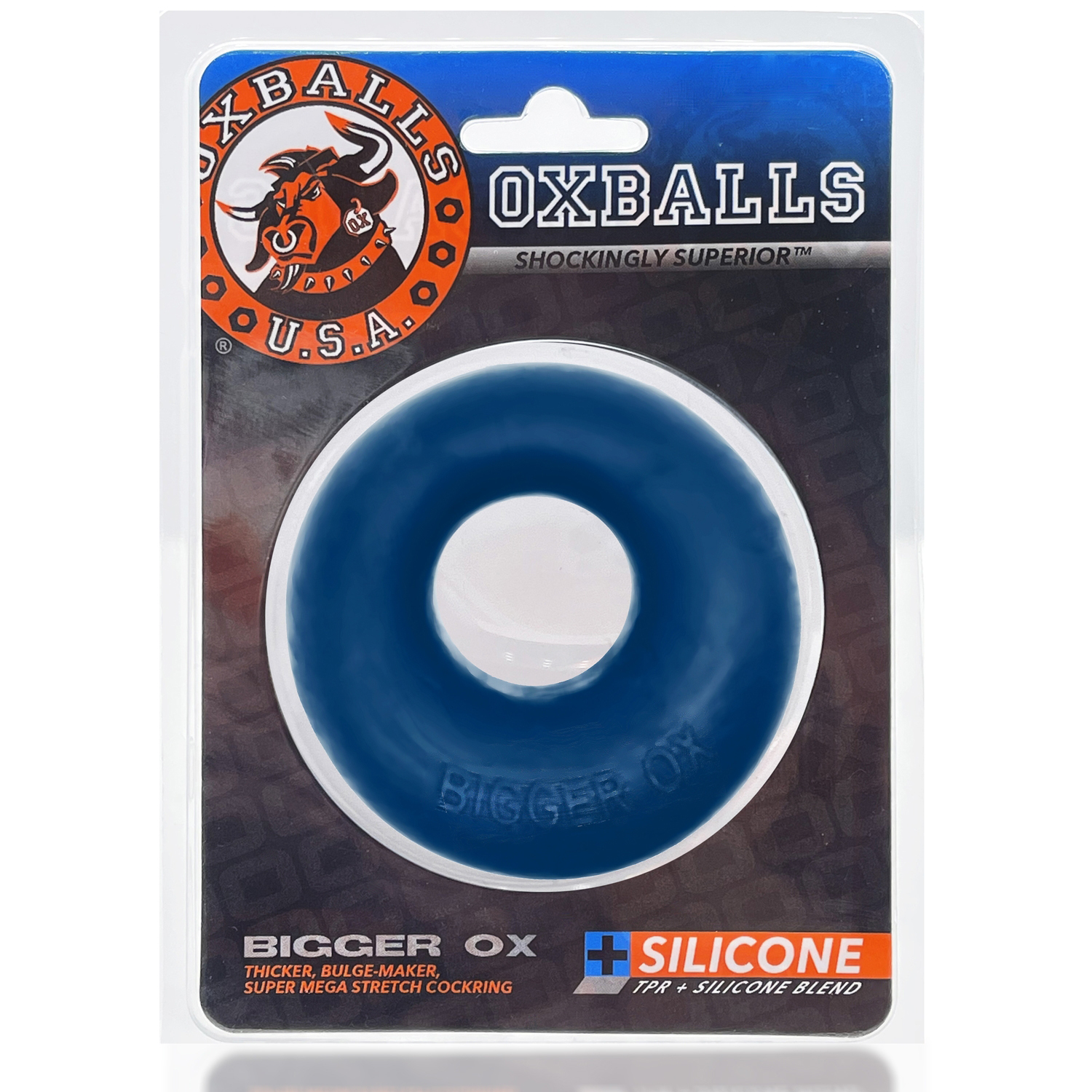 bigger ox cockring space blue ice 