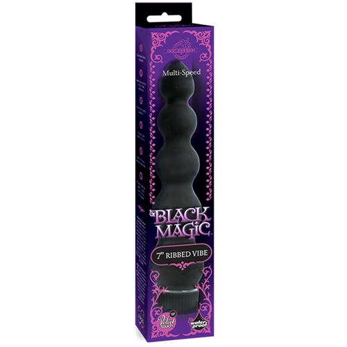 black magic  inch ribbed vibe 