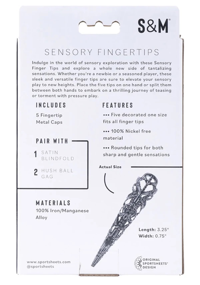 black sensory fingertips 