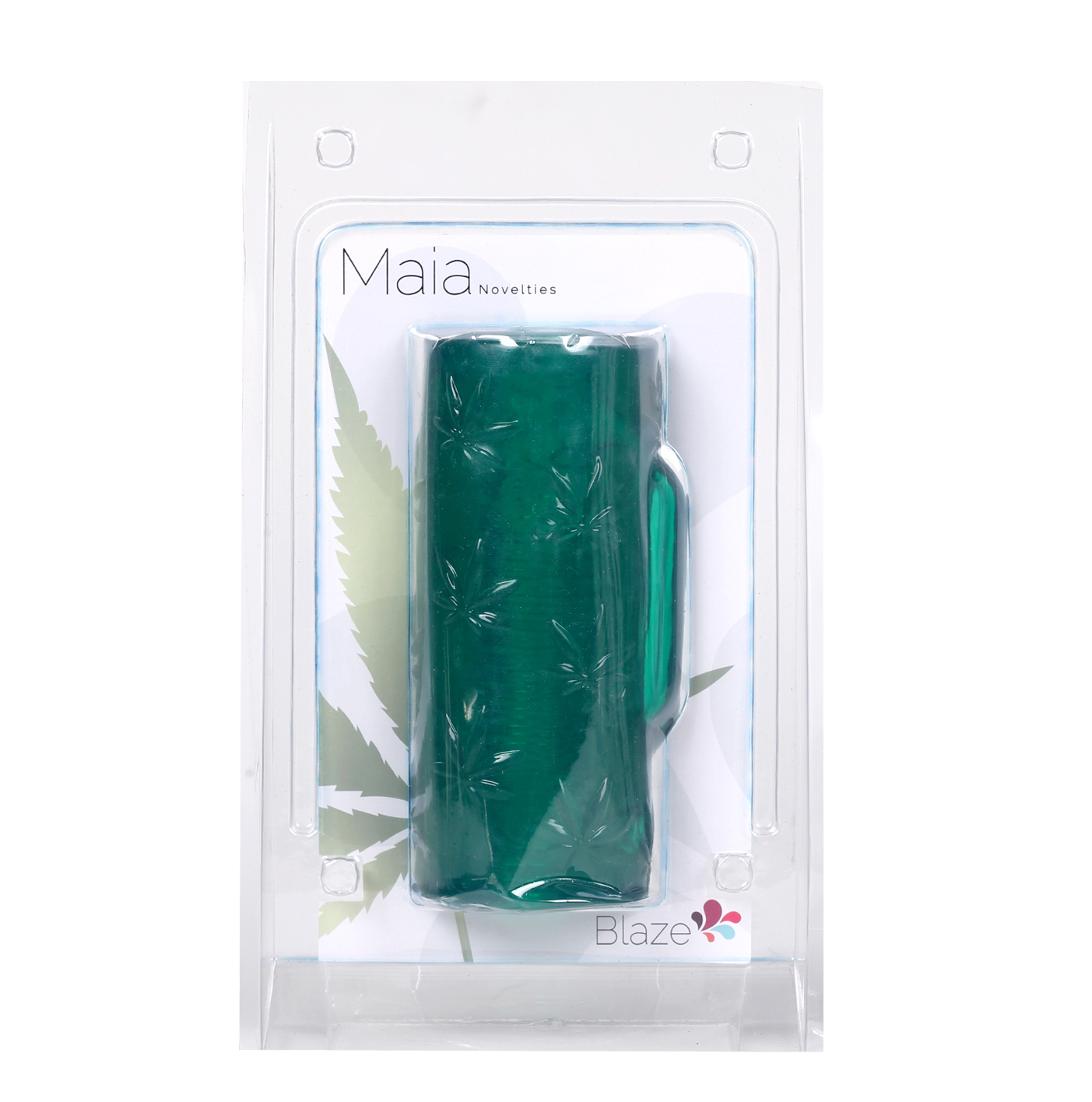 blaze vibrating male masturbator  series  green 