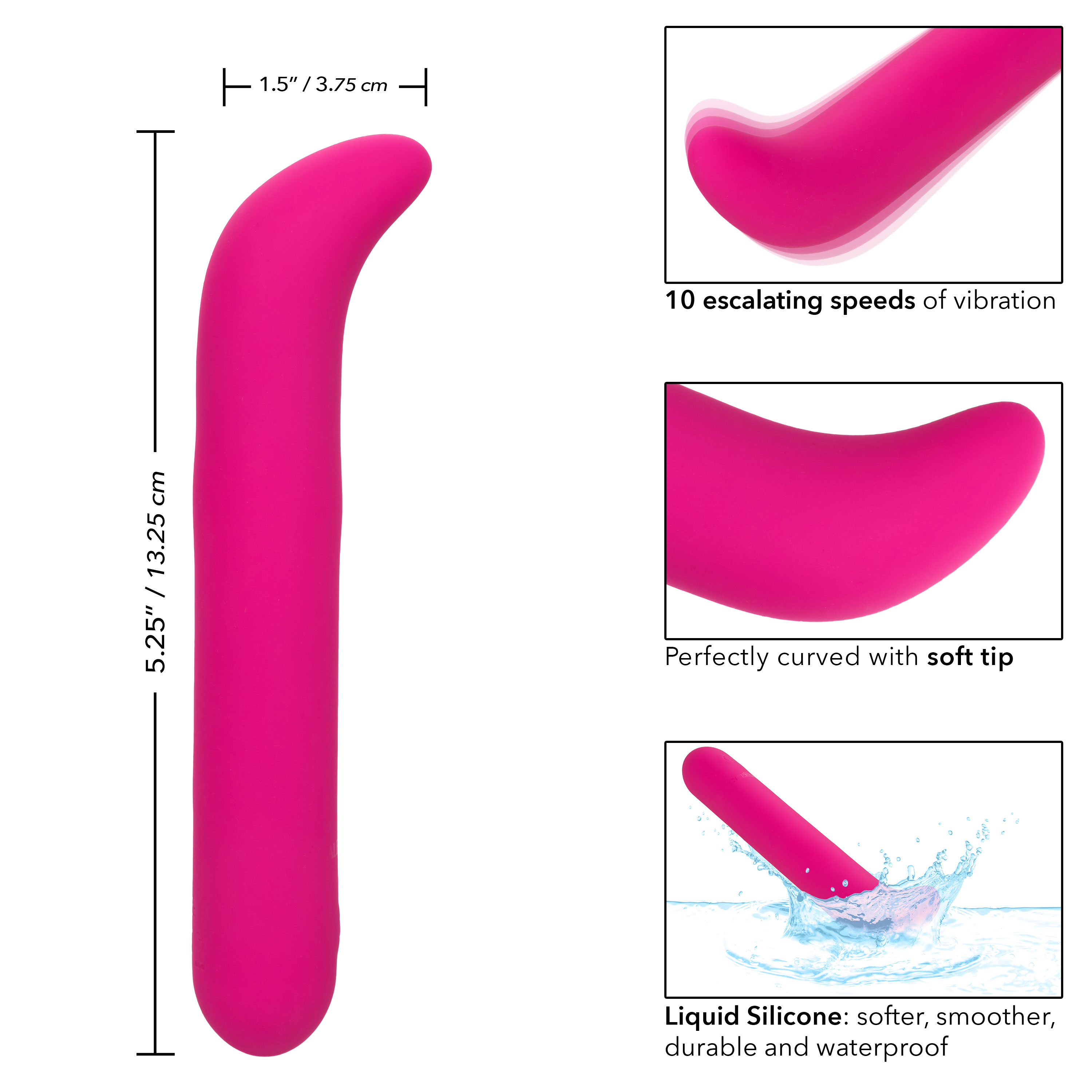 bliss liquid silicone g vibe pink 