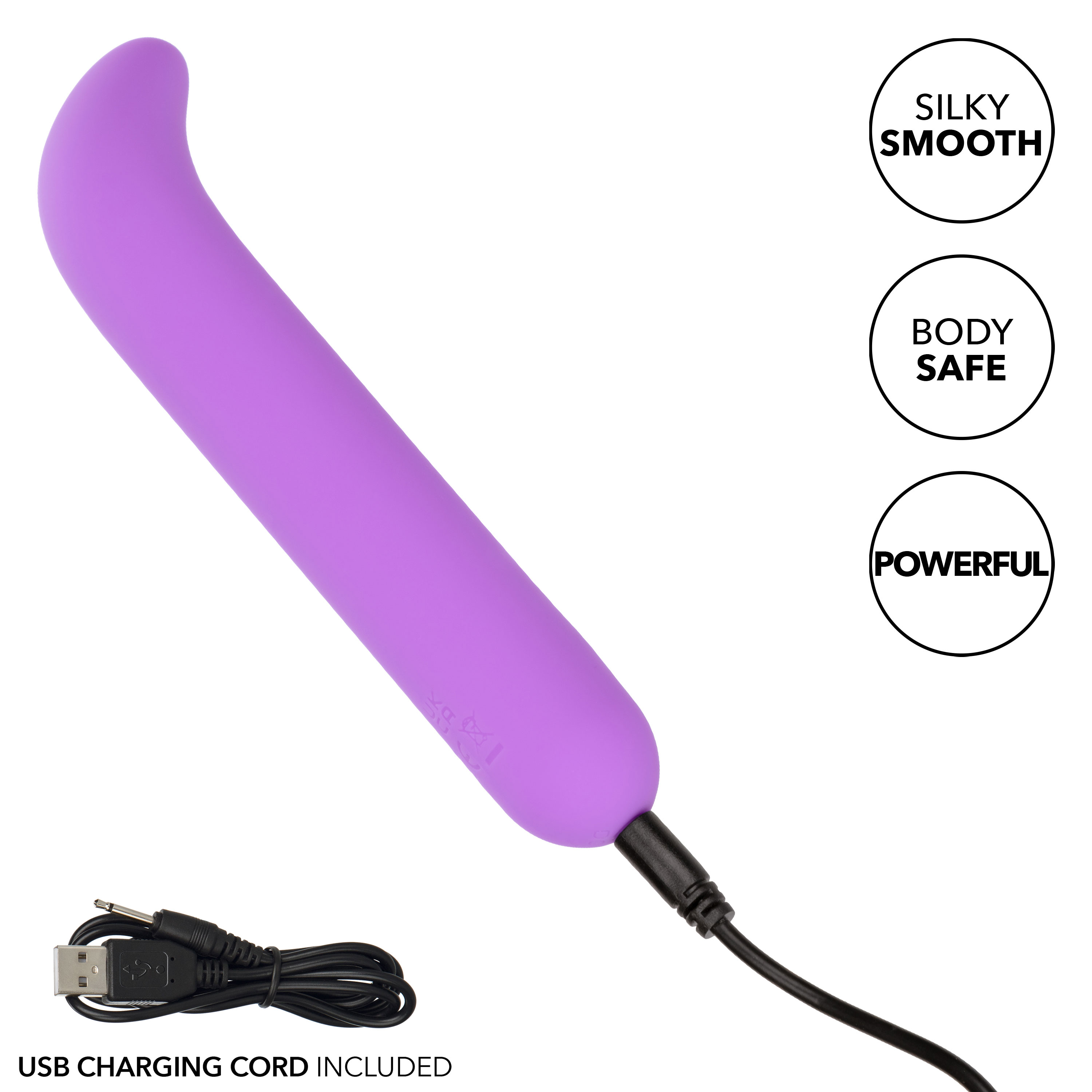 bliss liquid silicone mini g vibe purple 