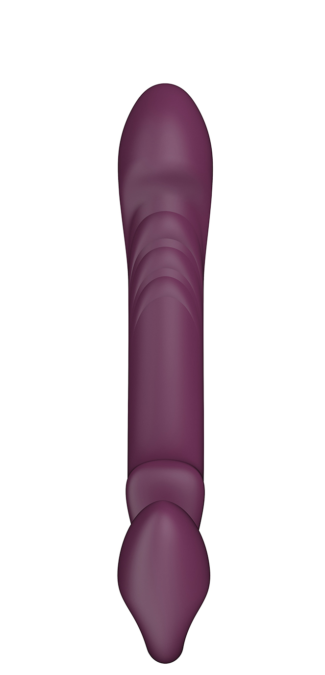 bliss rotating head strapless strap on red wine 