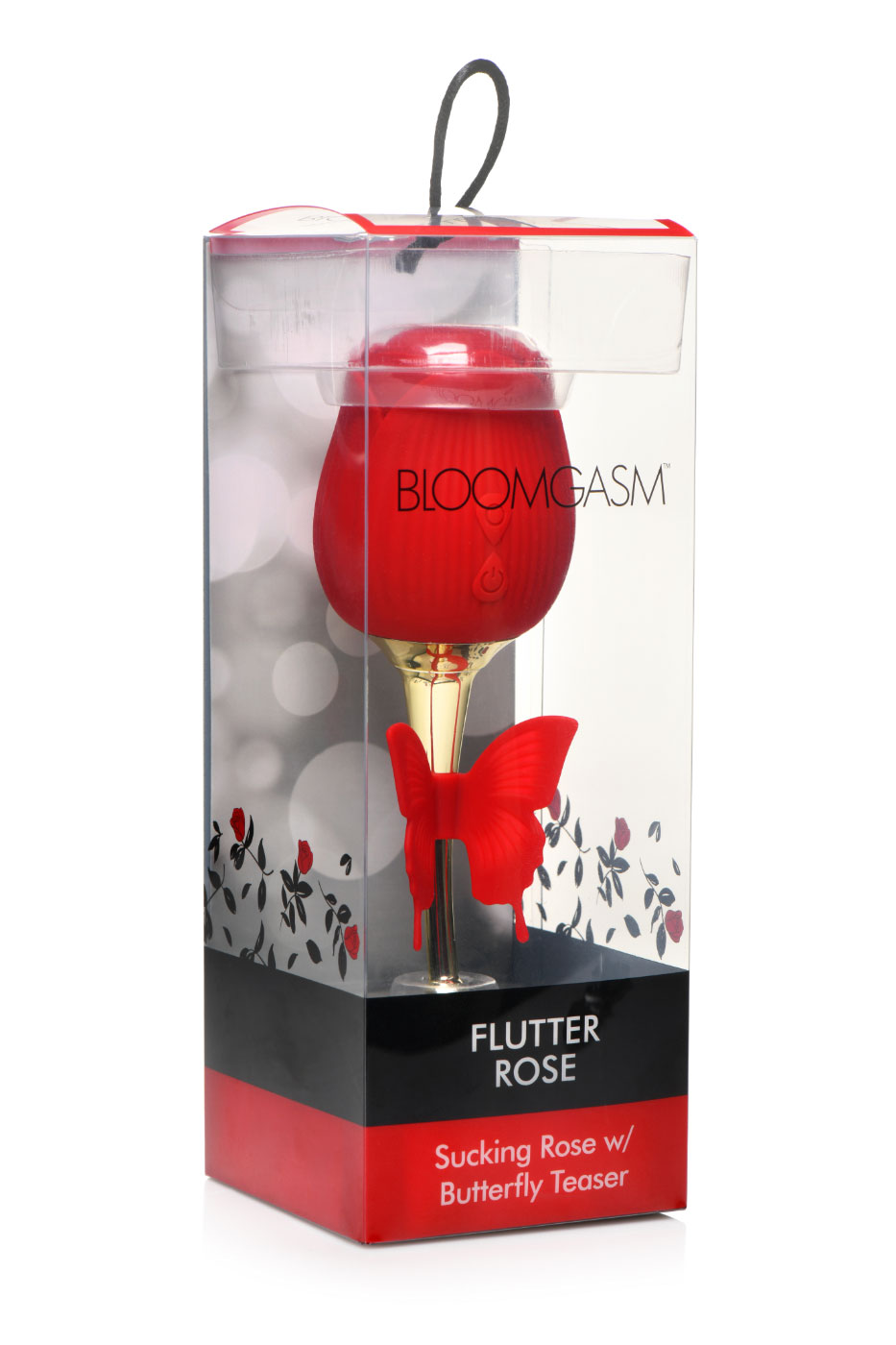 bloomgasm flutter rose sucking rose with butterfly  teaser red 