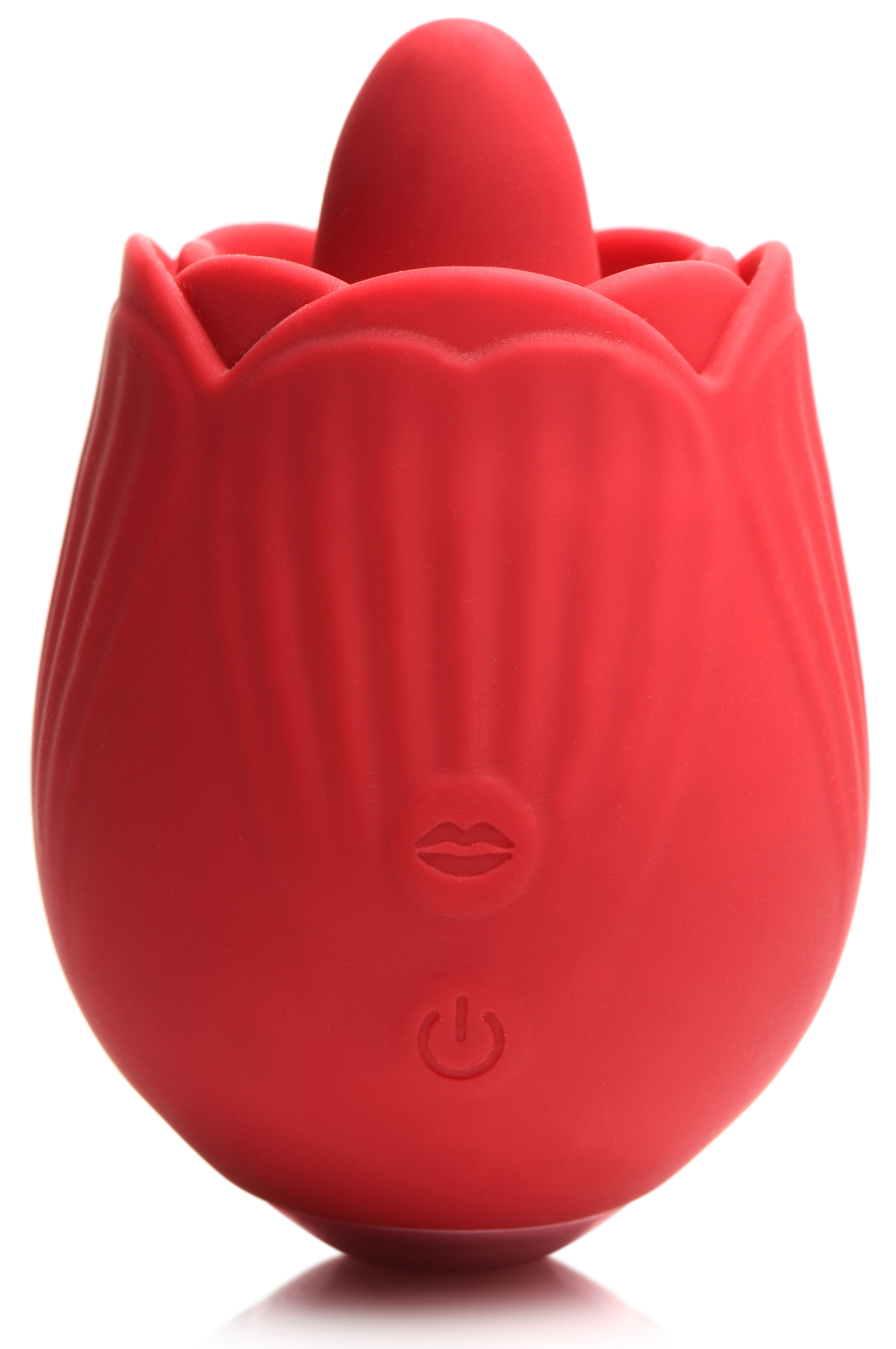 bloomgasm french rose licking and vibrating  stimulator red 