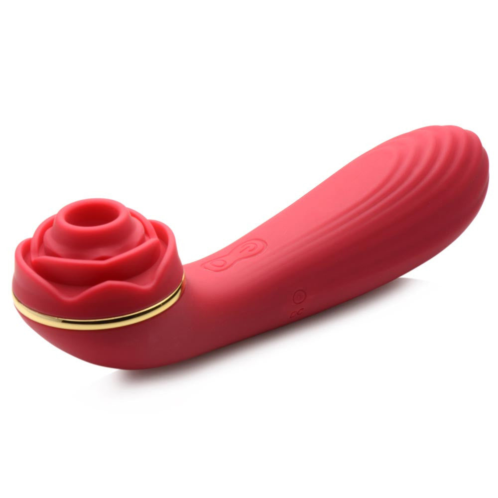 bloomgasm passion petals x suction rose vibrator red 