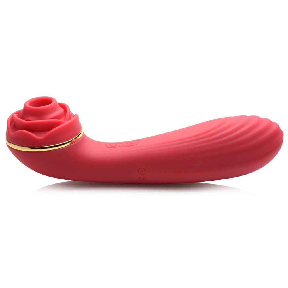 bloomgasm passion petals x suction rose vibrator red 