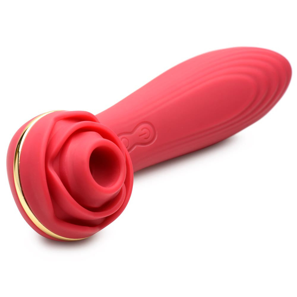 bloomgasm passion petals x suction rose vibrator red 