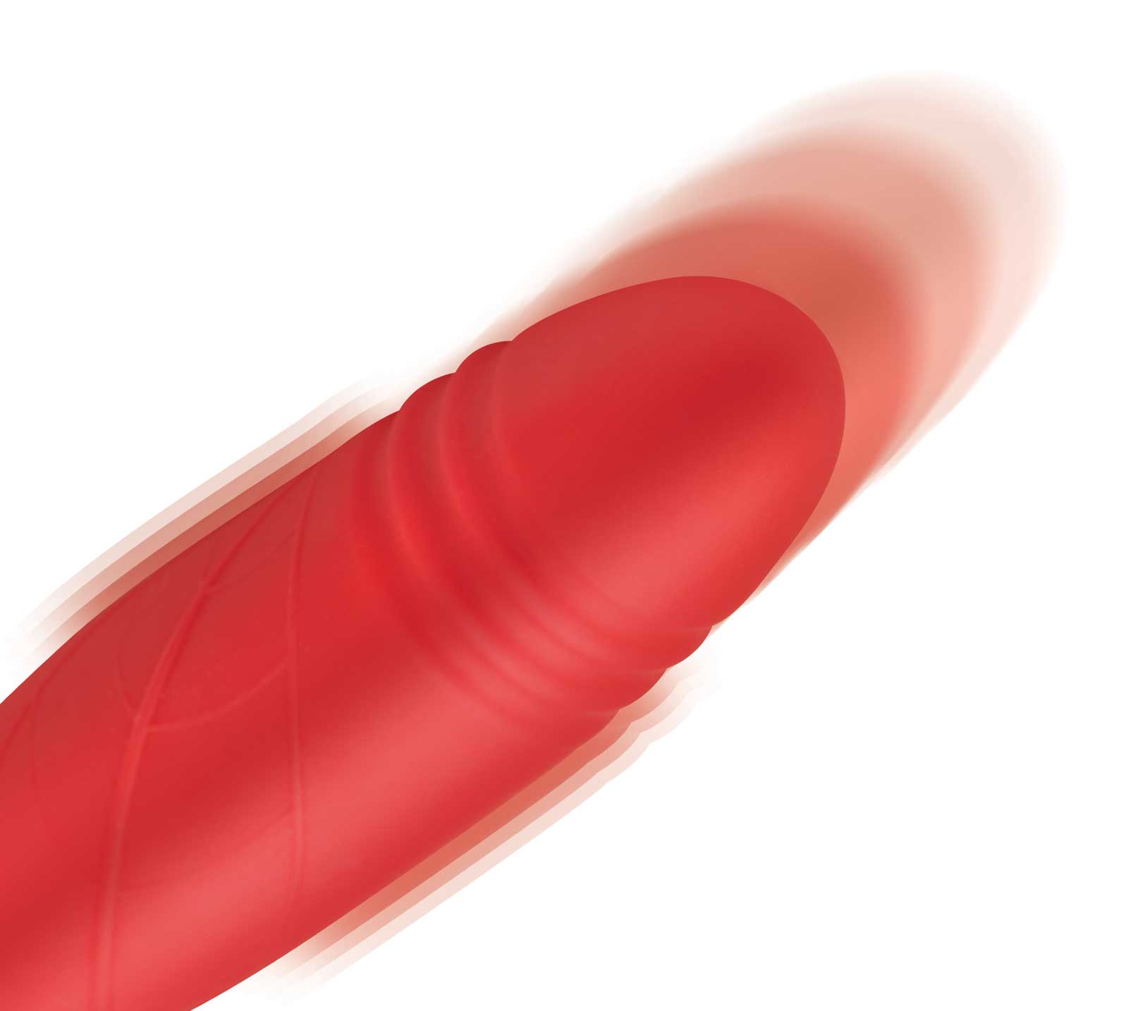 bloomgasm romping rose suction and thrusting  vibrator red 