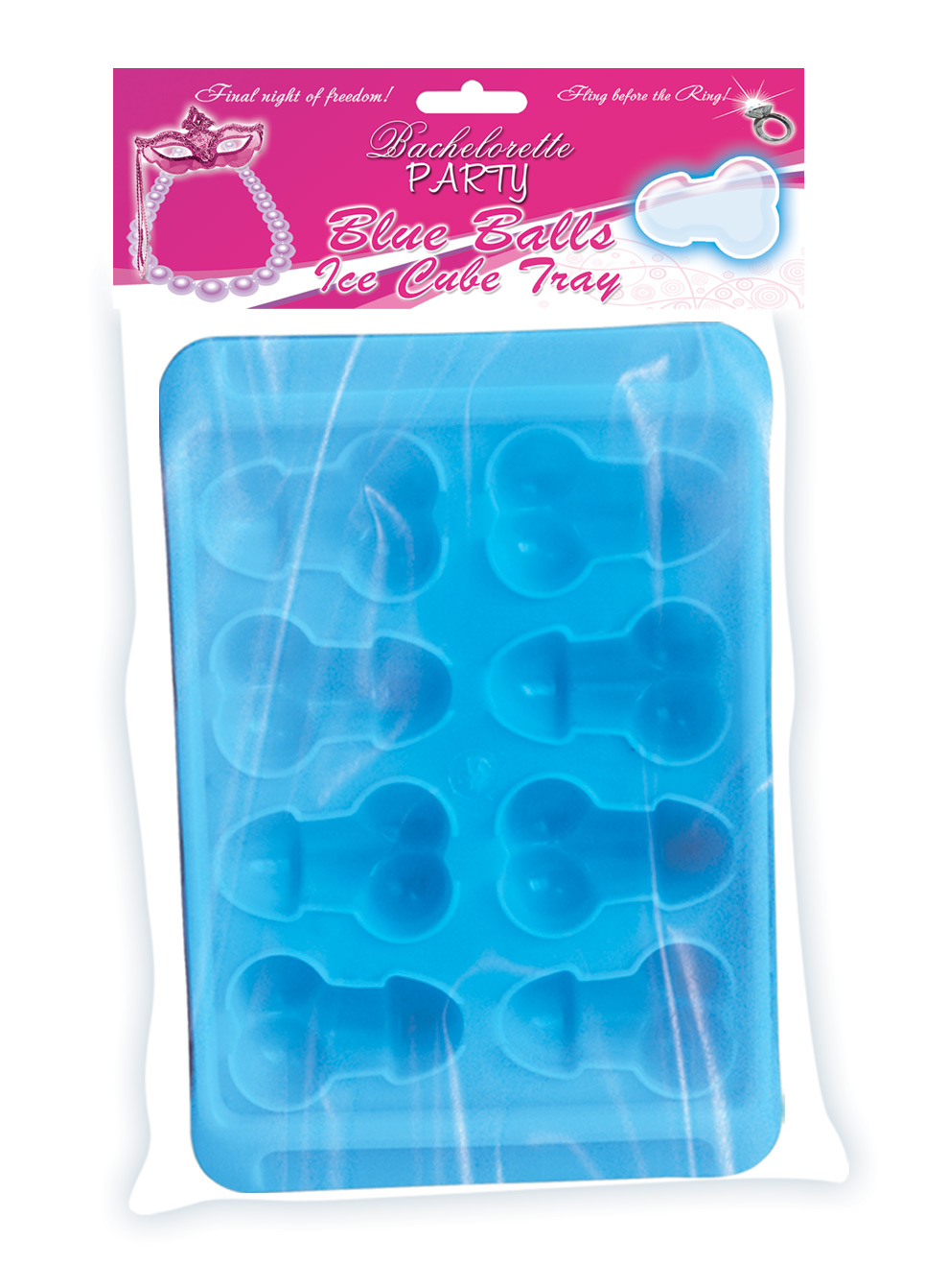 blue balls penis ice cube tray 