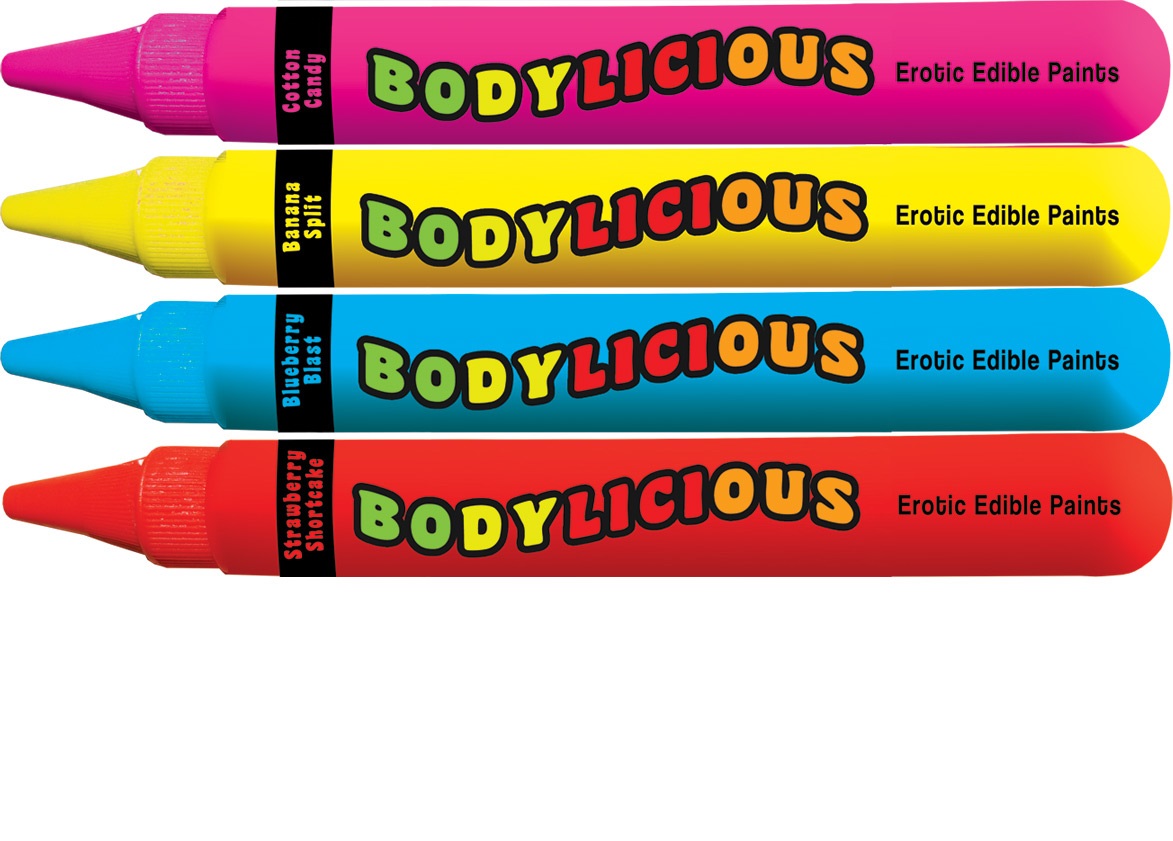 bodylicious edible body pens pk assorted flavors 