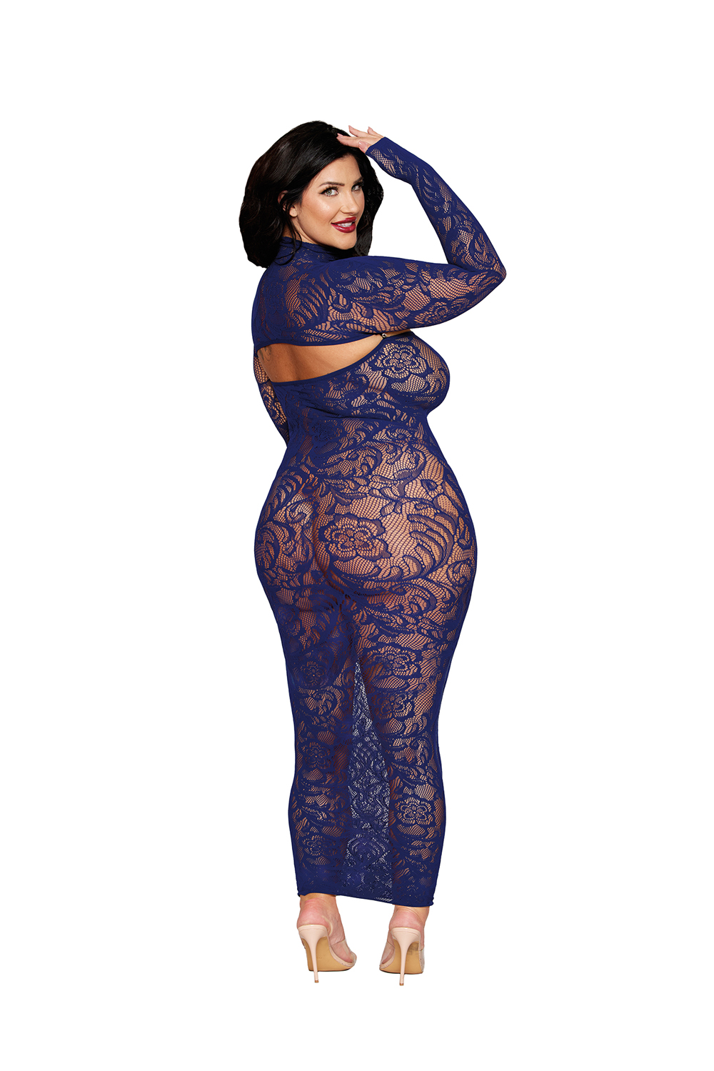 bodystocking gown and shrug dmnd queen eclipse 