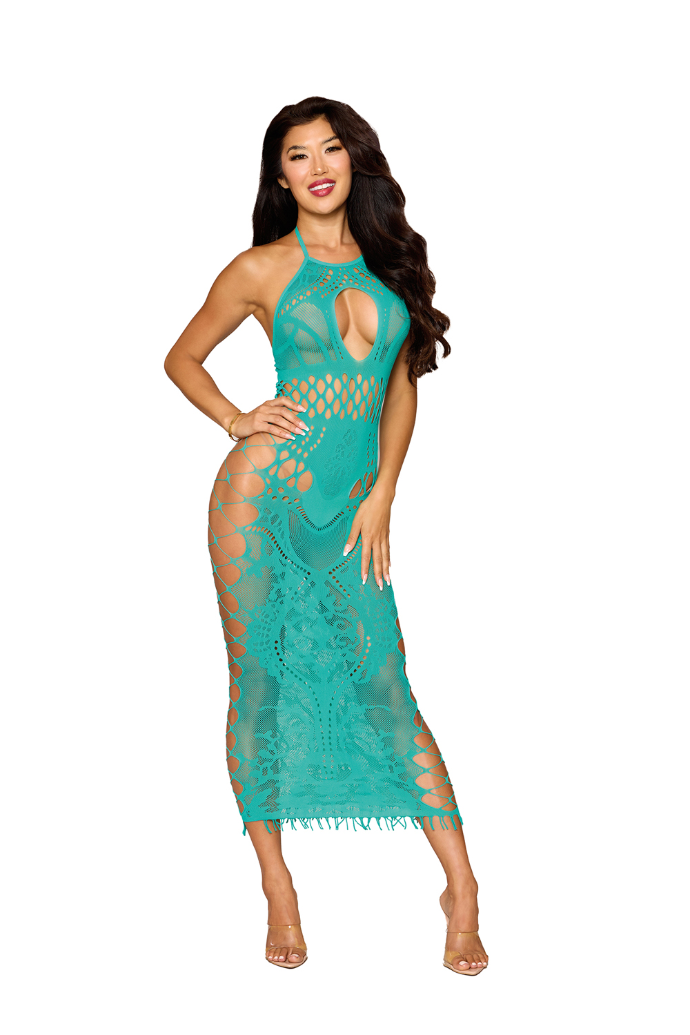 bodystocking gown dmnd one size agate 