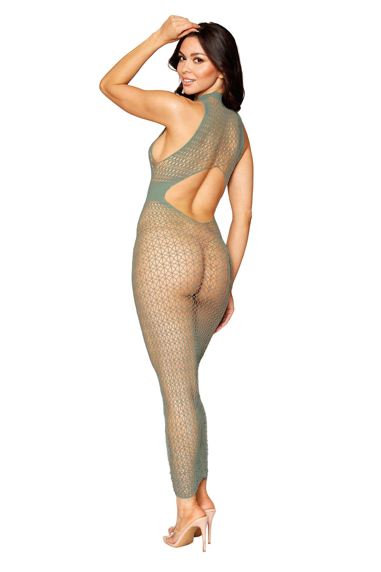 bodystocking gown one size sage 