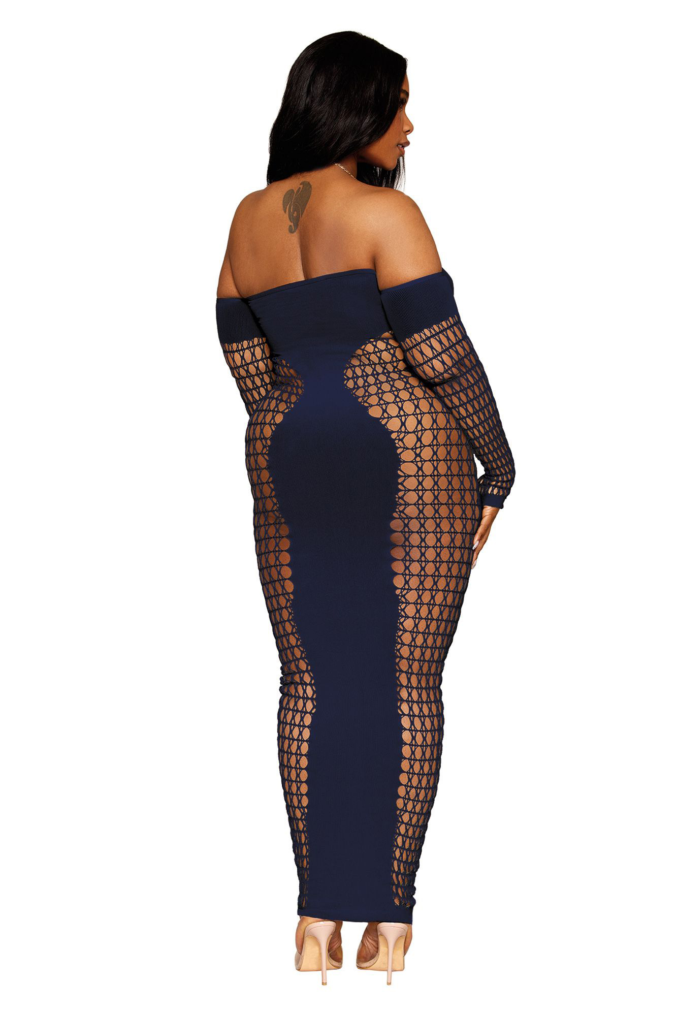 bodystocking gown queen size denim 