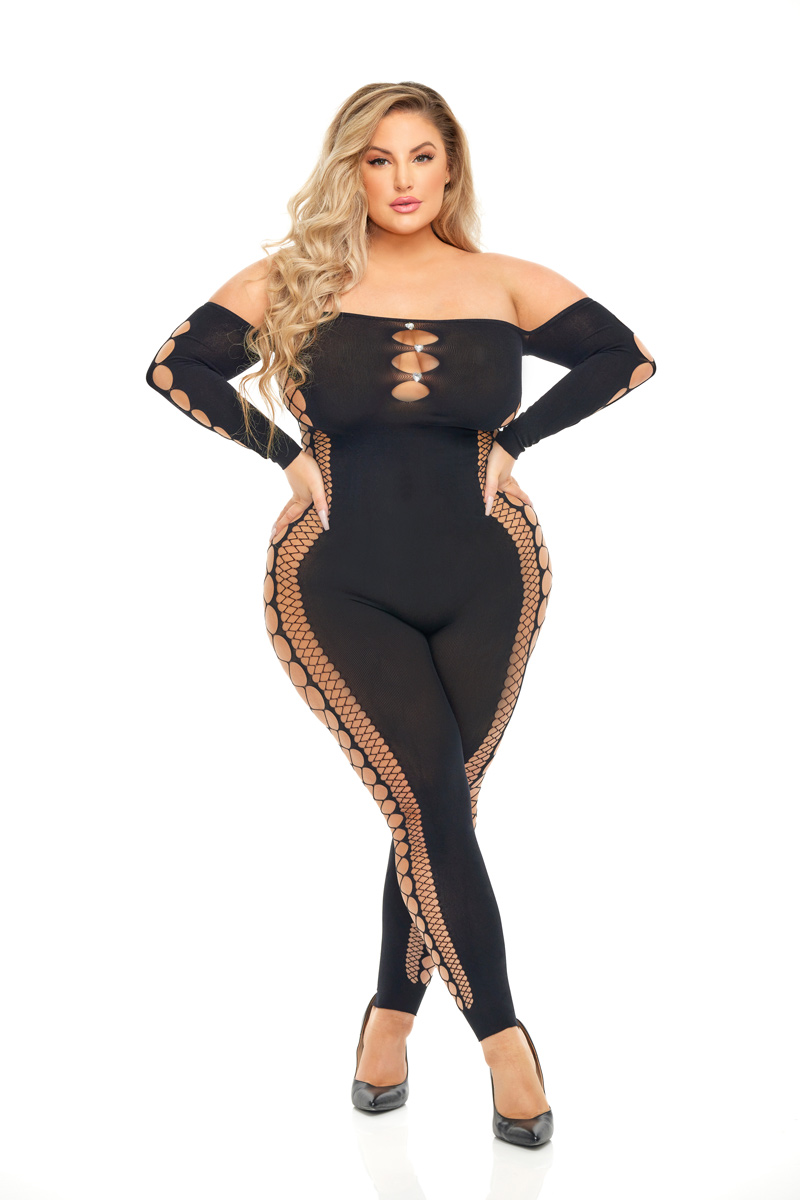 bodystocking queen size black 