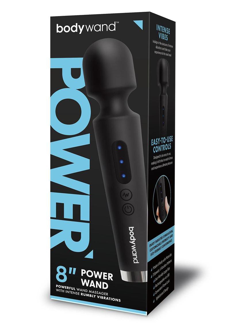 bodywand  inch power wand black 