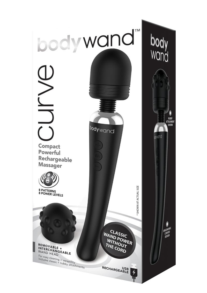 bodywand curve rechargeable black 