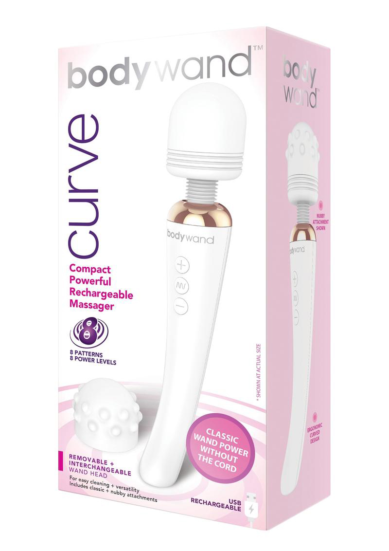 bodywand curve rechargeable white 