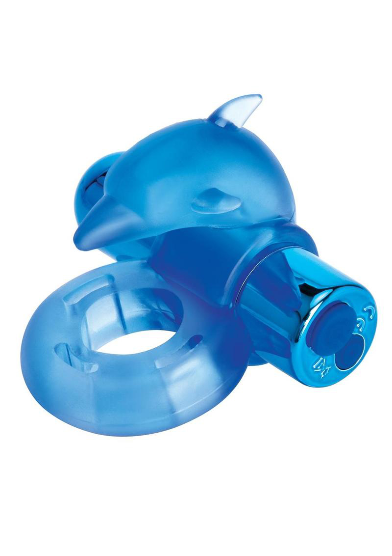 bodywand rechargeable dancing dolphin ring blue 