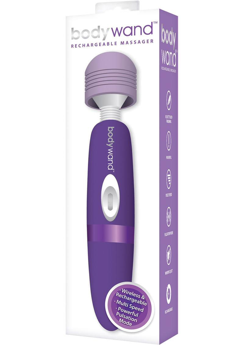 bodywand rechargeable massager purple 