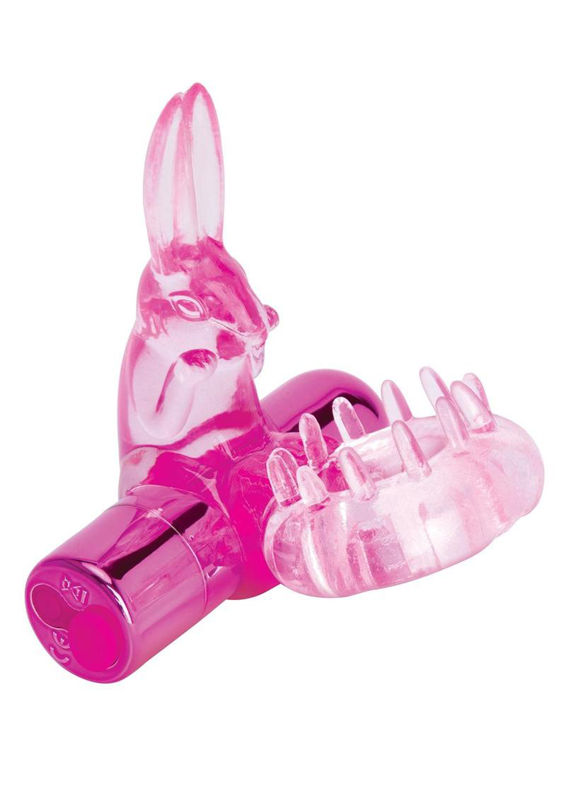 bodywand rechargeable rabbit ring pink 