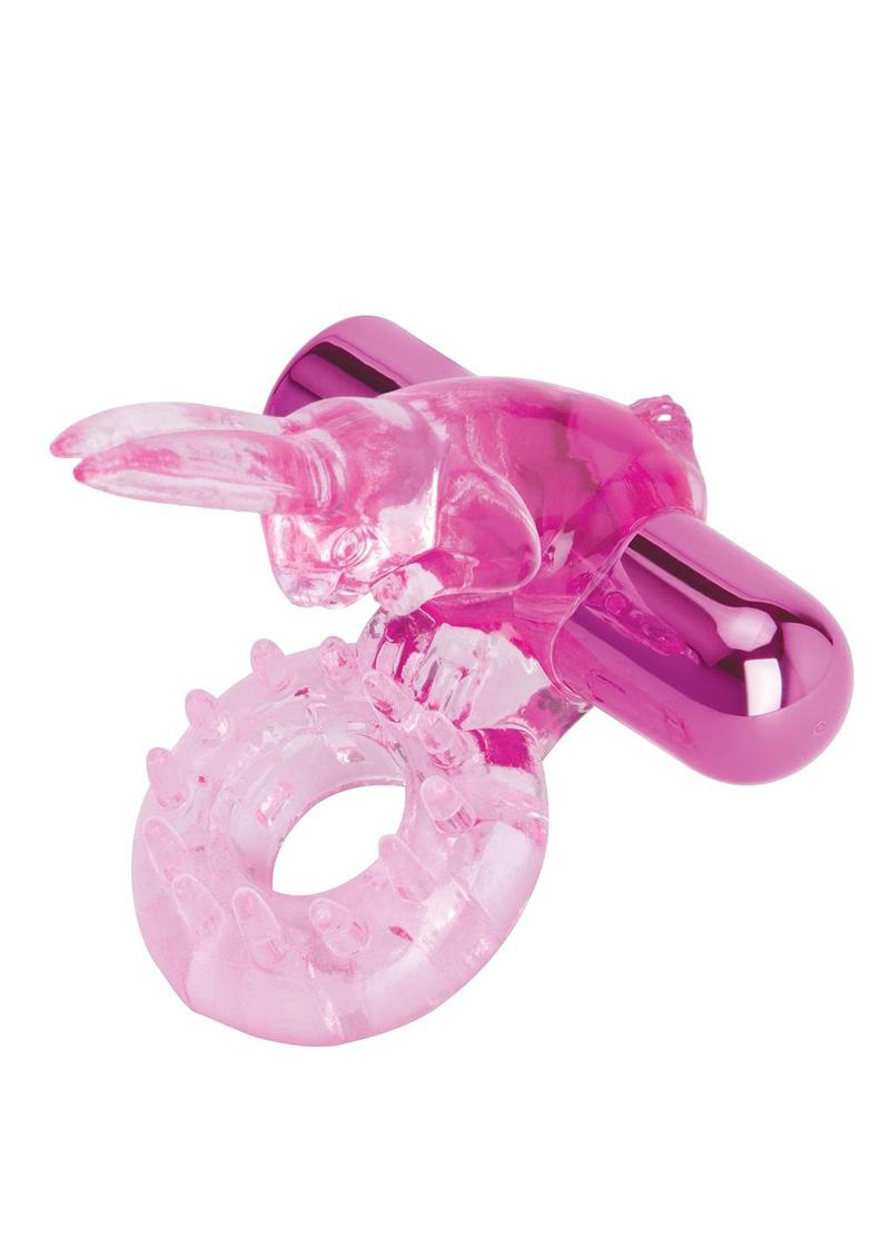 bodywand rechargeable rabbit ring pink 